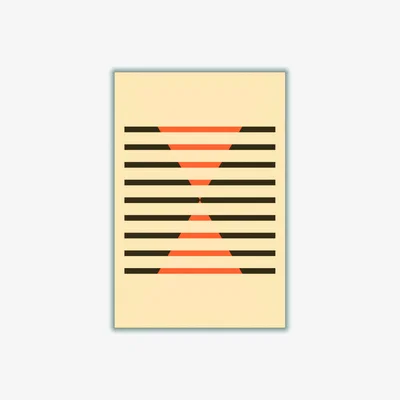 Wolf & Badger Yellow / Orange Faded Geometric #1 Extra Large Stanley Print House