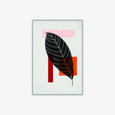 Wolf & Badger Pink / Purple Abstract Leaf Vibe Iiii Large Stanley Print House