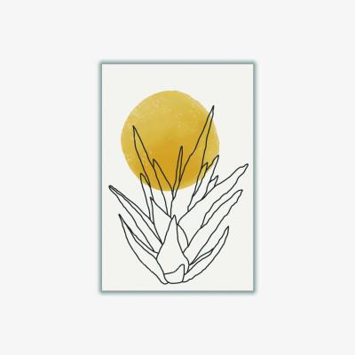 Wolf & Badger Yellow / Orange Abstract Agave Sunshine #3 Medium Stanley Print House