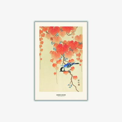 Wolf & Badger Ohara Koson - Bird On Tree Branch Medium Stanley Print House