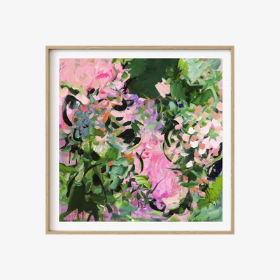 Wolf & Badger Green Embers Blossom - Limited Edition Print Jessica Slack Studio