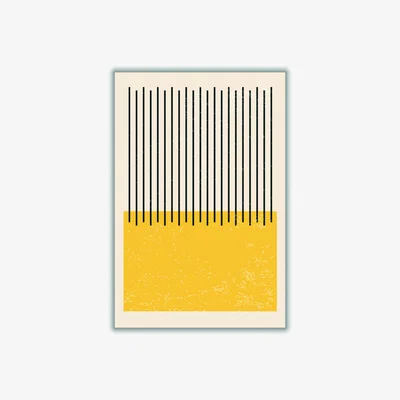 Wolf & Badger Yellow / Orange Bright Minimal Series #3 Small Stanley Print House