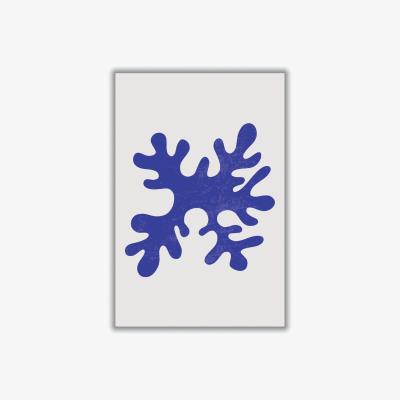 Wolf & Badger Abstract Blue Algae Xxs Stanley Print House