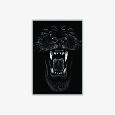 Wolf & Badger Black Up Close And Personal Small Stanley Print House