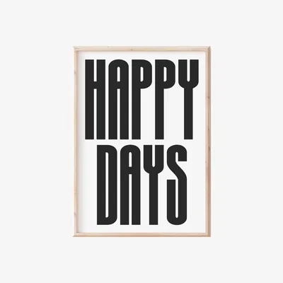 Wolf & Badger White Happy Days Print Sofe Store