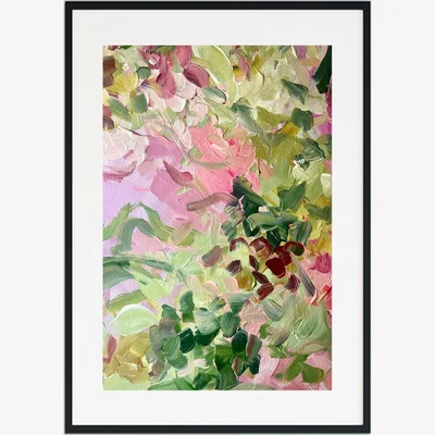 Wolf & Badger Green Fresh As A Daisy - Abstract Floral Print Jessica Slack Studio