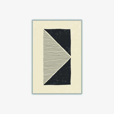 Wolf & Badger Abstract Black Set #1 A2 420 X 594Mm Stanley Print House