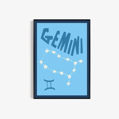 Wolf & Badger Gemini Art Print - A2 Natalie Cass Art