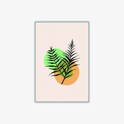 Wolf & Badger Abstract Botanical #3 A3 297 X 420Mm Stanley Print House