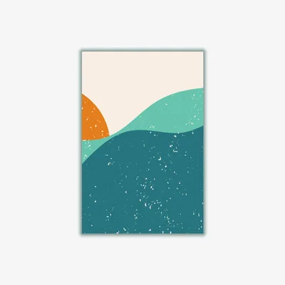 Wolf & Badger Minimal Abstract Mountains #1 Extra Large Stanley Print House