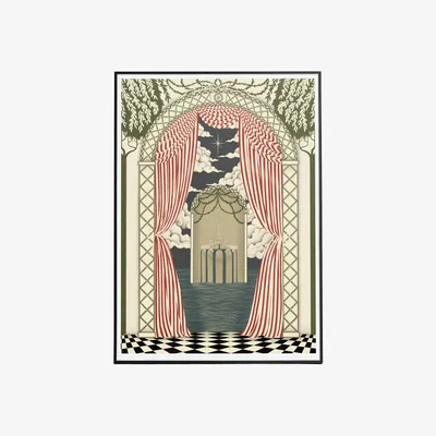 Wolf & Badger Dreamscape - Art Print L A2 420 X 594Mm Abi Overland Jersey