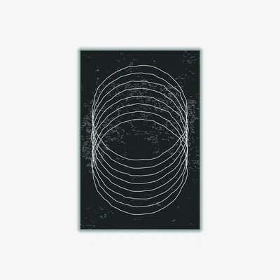 Wolf & Badger Black And White Circles Extra Large Stanley Print House