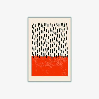 Wolf & Badger Yellow / Orange Minimal Abstract Set #4 Small Stanley Print House