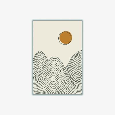 Wolf & Badger Yellow / Orange Boho Sunset Series #2 Medium Stanley Print House