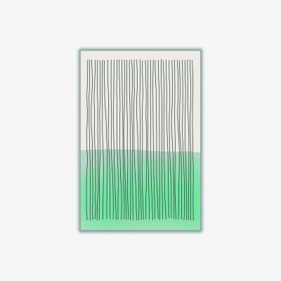 Wolf & Badger Green Minimalism #3 Medium Stanley Print House