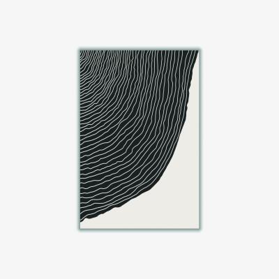 Wolf & Badger Black Minimal Line Design #1 Medium Stanley Print House