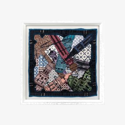 Wolf & Badger Framed Silk Art Collesseum Italy One Size Un Poco