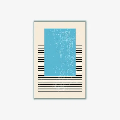 Wolf & Badger Blue Minimal Colour Set #2 Large Stanley Print House