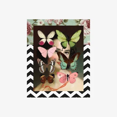 Wolf & Badger Green Alice Limited Edition Print Myrtle & Mary