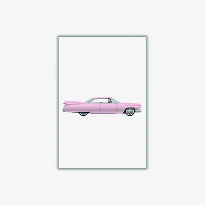 Wolf & Badger Pink / Purple Pink Classic Small Stanley Print House