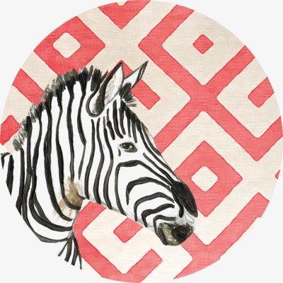 Wolf & Badger Black Circle Wall Sticker Zebra Catchii