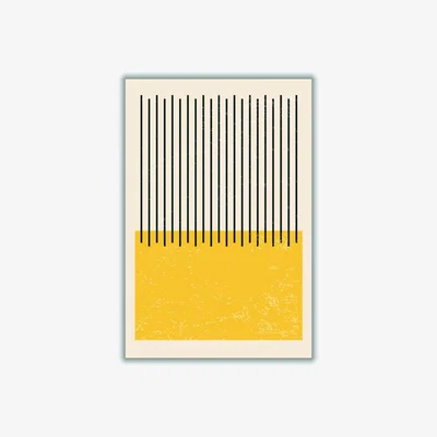 Wolf & Badger Yellow / Orange Bright Minimal Series #3 Medium Stanley Print House