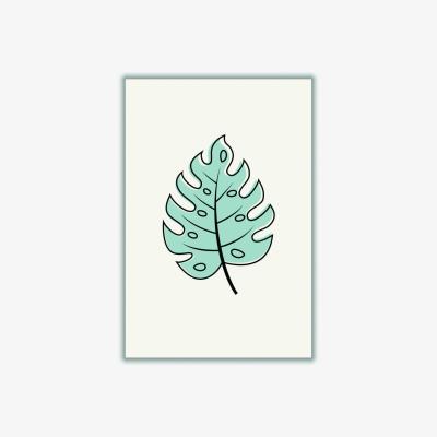 Wolf & Badger Rose Gold Abstract Tropical Leaves Iii A1 594 X 841Mm Stanley Print House