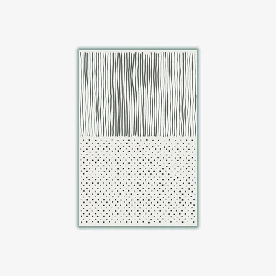 Wolf & Badger Black Minimal Line Vibes #4 Large Stanley Print House