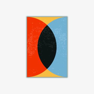 Wolf & Badger Minimal Shapes Series #1 A4 210 X 297Mm Stanley Print House