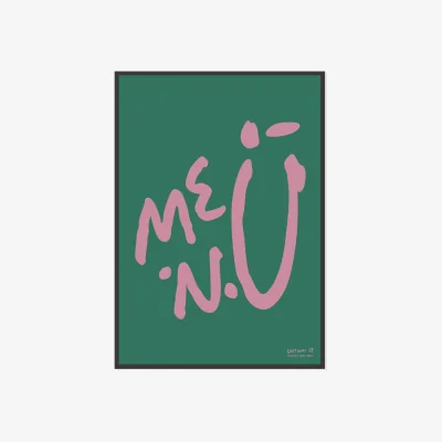 Wolf & Badger Twelve Me.n.u Editions Matte Art Print | A2 | 420 X 594Mm | Anchor & Crew