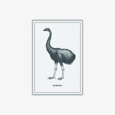 Wolf & Badger Grey The Ostrich Large Stanley Print House