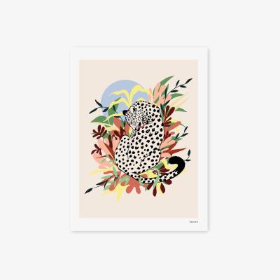Wolf & Badger Self-Care Art Print 30X40Cm Soumati Studio