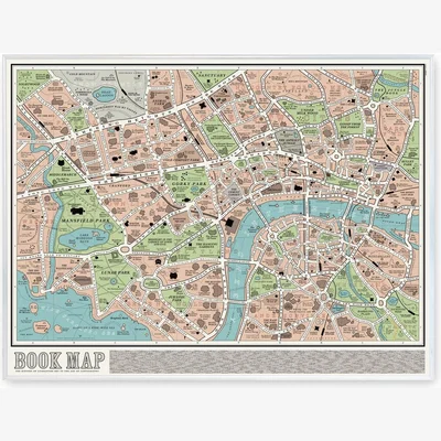 Wolf & Badger Book Map - Multicolour Dorothy
