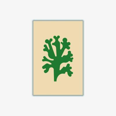 Wolf & Badger Green Cutout Seaweed Xxs Stanley Print House