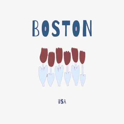 Wolf & Badger Pink / Purple Boston Blossoms | Artchi