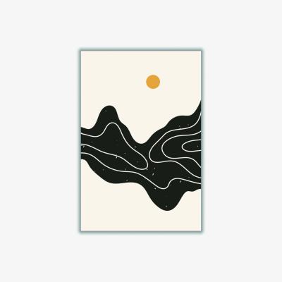 Wolf & Badger Black Chill Vibes Set #3 A2 420 X 594Mm Stanley Print House
