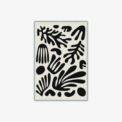 Wolf & Badger Henri Matisse Black Algae Collection #3 A2 420 X 594Mm Stanley Print House