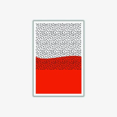Wolf & Badger Red Vibe Small Stanley Print House