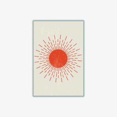Wolf & Badger Yellow / Orange Boho Design #2 Xxs Stanley Print House