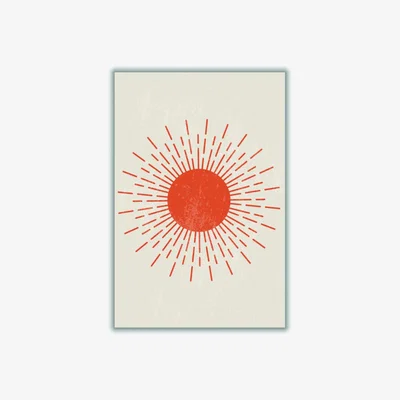 Wolf & Badger Yellow / Orange Boho Design #2 Xxs Stanley Print House
