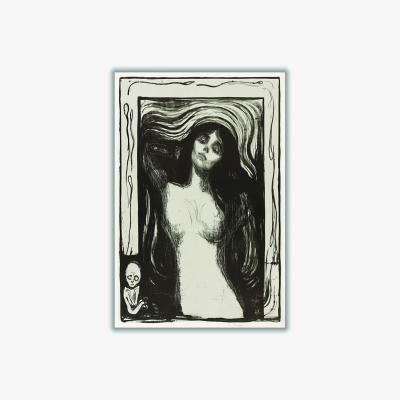 Wolf & Badger Neutrals Madonna Liebendes Weib 1895 By Edvard Munch Extra Large Stanley Print House