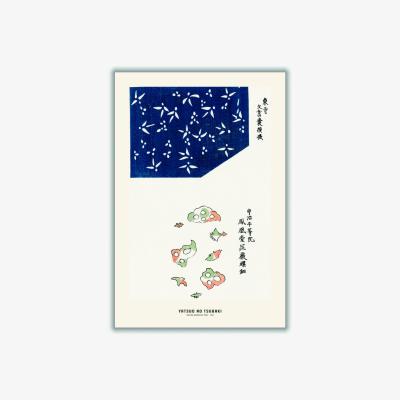 Wolf & Badger Blue Yatsuo No Tsubaki - Original Woodblock Print Iiii Extra Large Stanley Print House
