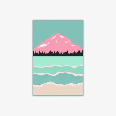 Wolf & Badger Minimal Mountains #3 Xxs Stanley Print House