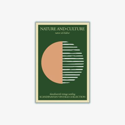 Wolf & Badger Rose Gold Nature And Culture Scandinavian Collection A4 210 X 297Mm Stanley Print House