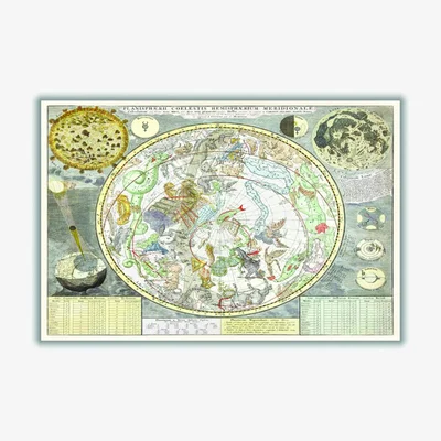 Wolf & Badger Neutrals Astronomical Chart A1 594 X 841Mm Stanley Print House
