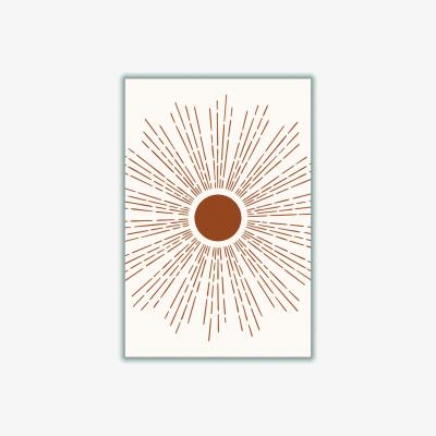 Wolf & Badger Brown Sun 2 A1 594 X 841Mm Stanley Print House