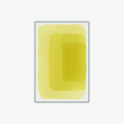Wolf & Badger Yellow / Orange Yellow Watercolor Shapes #4 Small Stanley Print House
