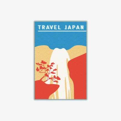 Wolf & Badger Yellow / Orange Traval Japan Minimilism I Extra Small Stanley Print House