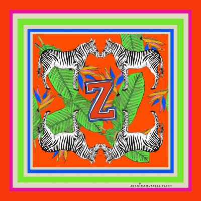 Wolf & Badger Z For Zebra Alphabet Print Jessica Russell Flint