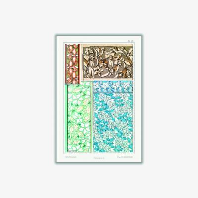 Wolf & Badger Pervenche Periwinkle Iii By Maurice Pillard Verneuil A4 210 X 297Mm Stanley Print House